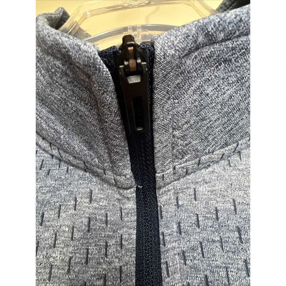 adidas Primegreen Men's XL Blue Gray 1/4 Zip Golf Pullover Performance